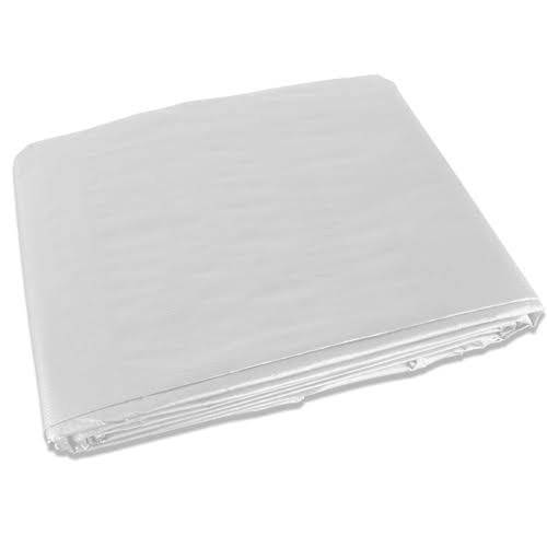 White 12x30 Heavy Duty UV Protected Canopy Sun Shade Boat Cover Tarp C53830