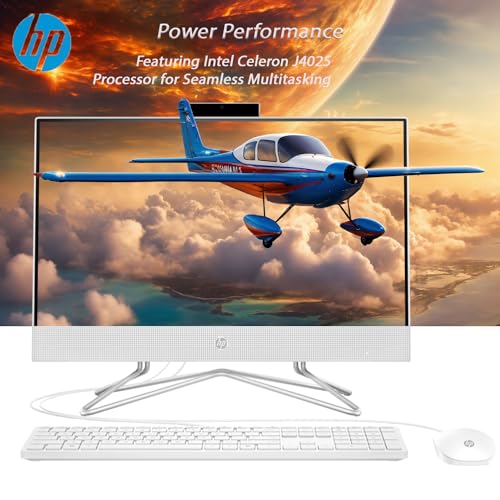 21.5" FHD Display All-in-One Desktop Computer with 32GB RAM 1TB Storage Wired Keyboard Mouse Webcam RJ-45 Intel Dual-Core Processor Windows 11 Pro W218263