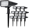 Solar Powered Waterproof Landscape Spotlights 10 Pack X52512