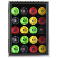 Hockey Puck Display Case Shadow Box Wall Cabinet K1593