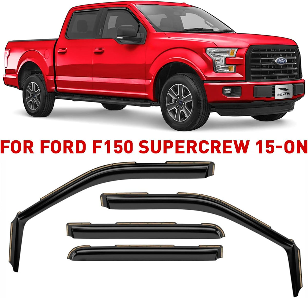 Window Deflectors 4 Pieces F7836