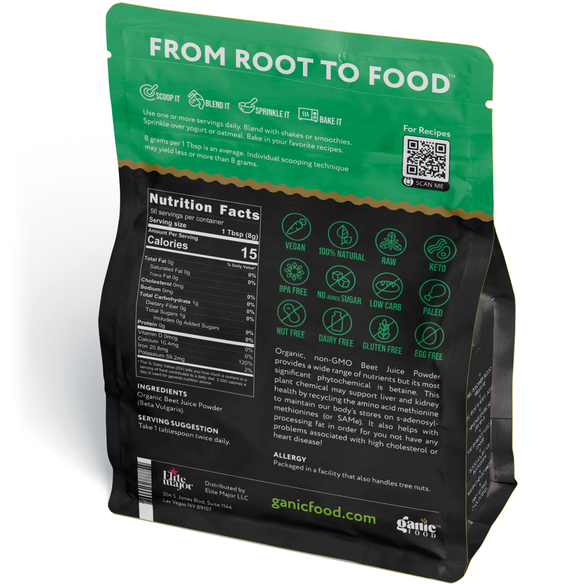Organic Beet Root Juice Powder G2554