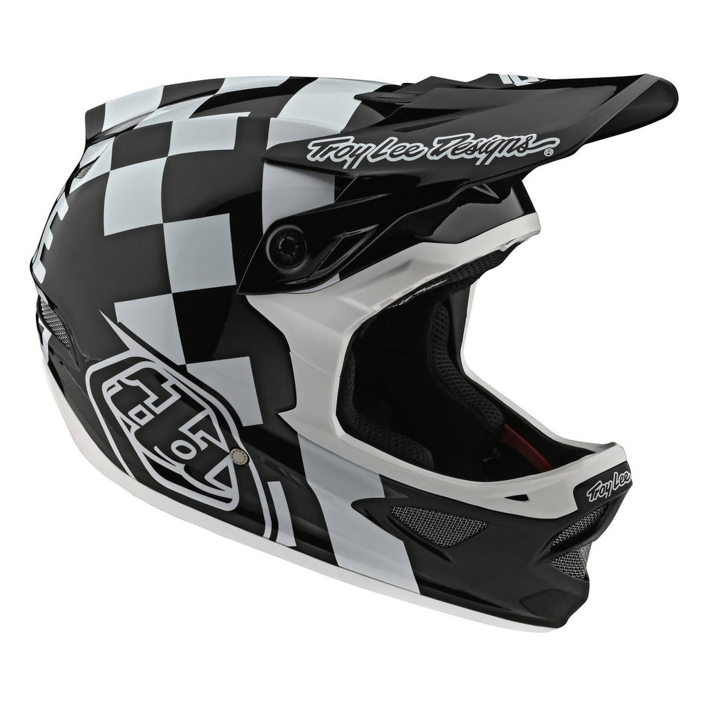 White-Black D3 Fiberlite Helmet - XL P71331