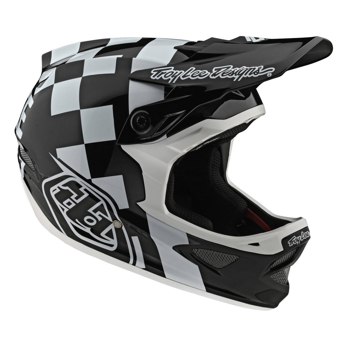 White-Black D3 Fiberlite Helmet - XL P71331