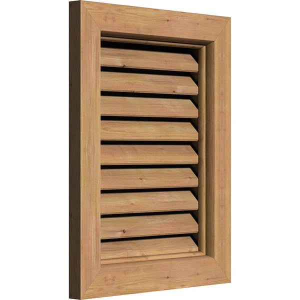 Unfinished Functional Vertical Gable Vent F54559