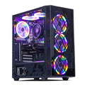 Gaming PC Desktop Computer, AMD Ryzen 5 4500, RTX 3060, 16GB DDR4, 500G SSD, 6 RGB Fans, Win 11 Pro K837788