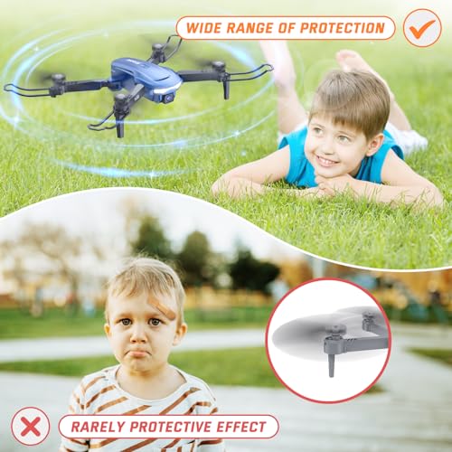 FPV Drone with Camera 1080P and 2 Batteries, Mini Foldable RC Quadcopter X479