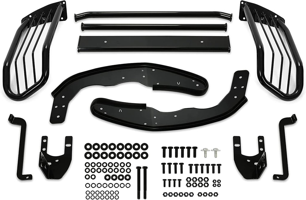 Black Powder Coated Steel Brush Grill Guard R877