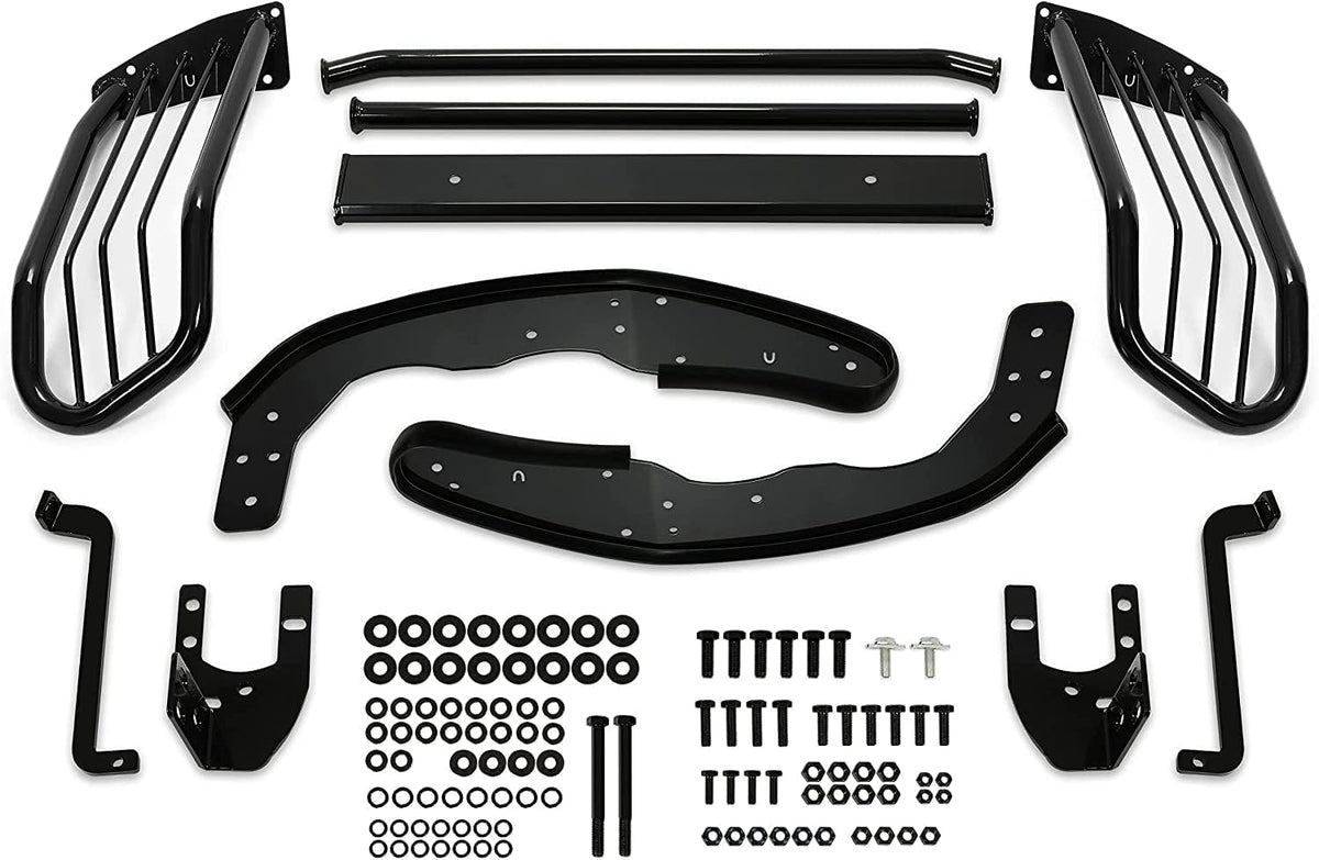 Black Powder Coated Steel Brush Grill Guard R877