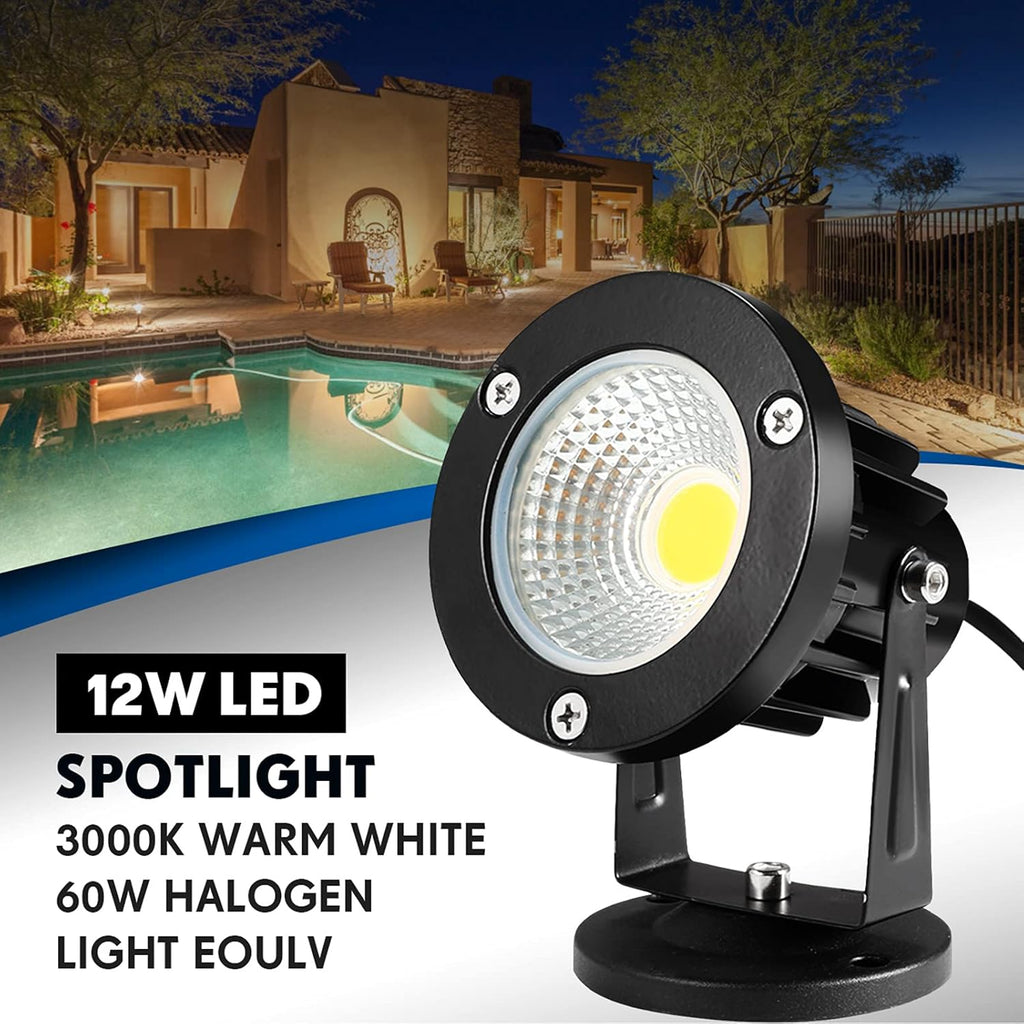 Warm White 12W LED Spotlights 4 Pack P2159
