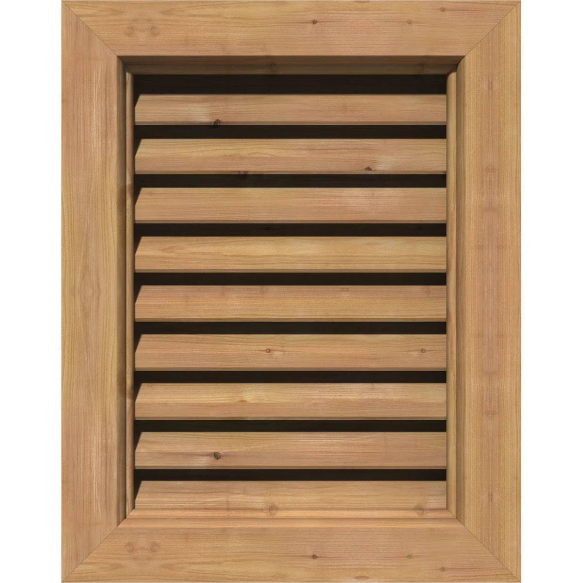 Unfinished Functional Vertical Gable Vent F54559