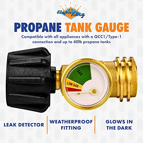 20 Pound Steel Propane Tank Cylinder with Type 1 Valve, White G330