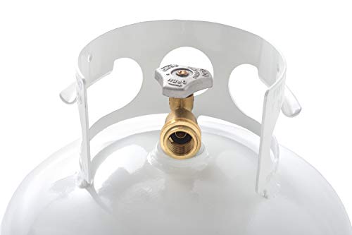 20 Pound Steel Propane Tank Cylinder with Type 1 Valve, White G330