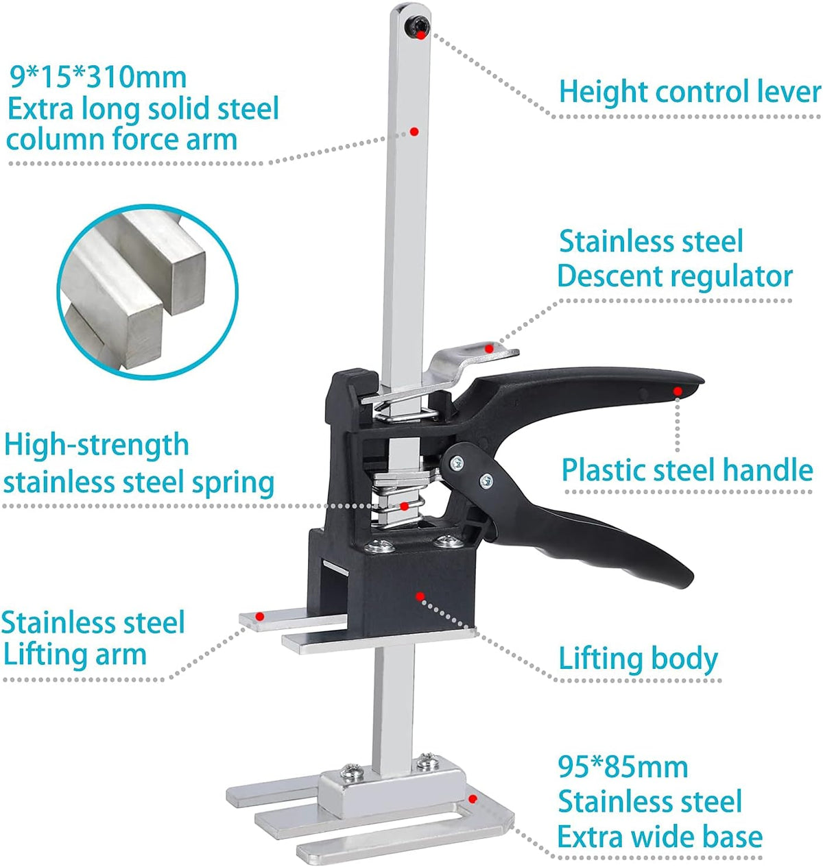 12-Inch Hand Jack Lift Tool 2 Pack J422349