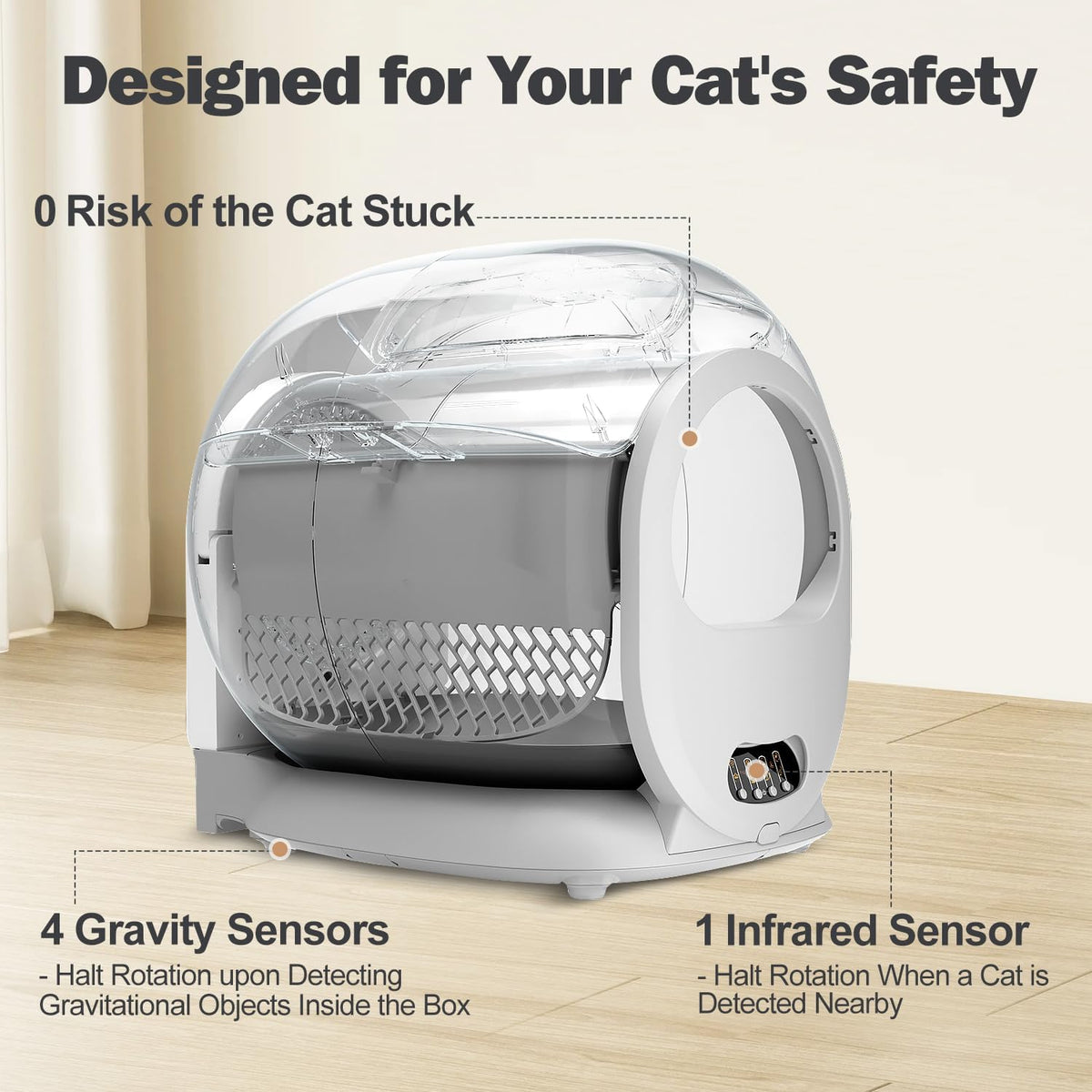 Self Cleaning Automatic Extra Large Cat Litter Box J5857