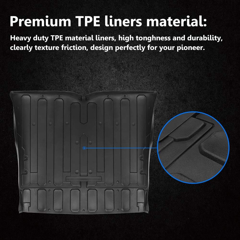 Rubber TPE Rear Cargo Bed Mat Liner W119