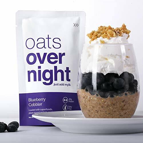 Plant Based Blueberry Cobbler High-Protein Low-Sugar Gluten-Free 2.6oz per Pack X1465