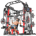 Power Cage Smith Machine Power Rack Squat Rack Cable Crossover System J6709