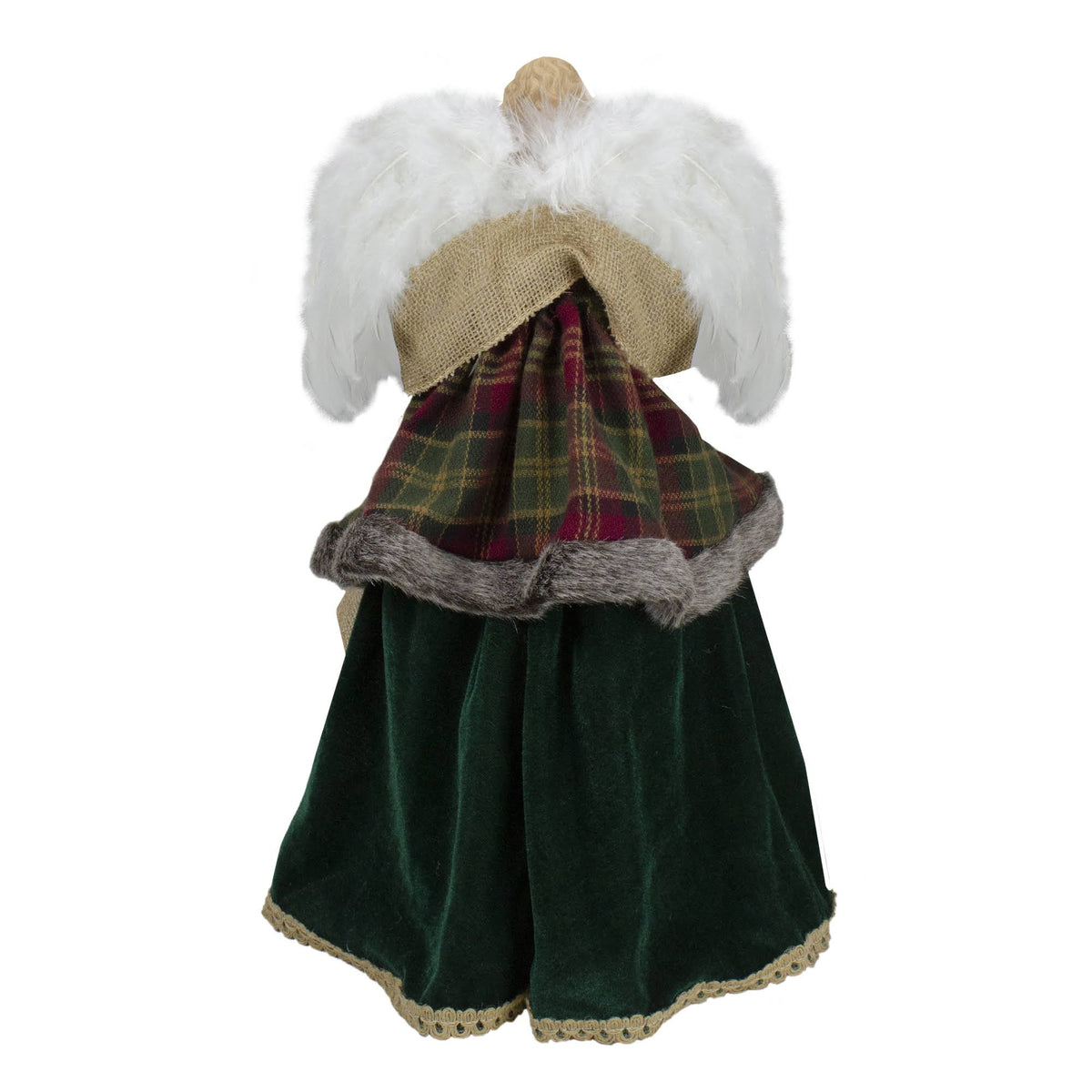 Red and Green Angel Christmas Tree Topper I4766