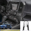 Red Carbon Fiber Console Panel Air Outlet Vent Trim V530266