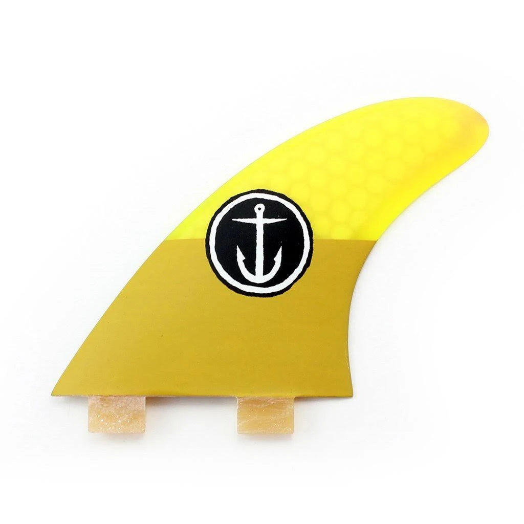 Yellow Twin Tab Tri Fin Set I546664