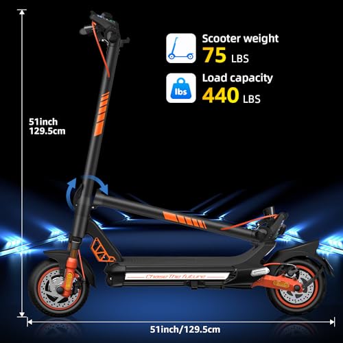 10.5'' Off Road Tires Dual Motor Electric Scooter with 1152Wh Battery M945