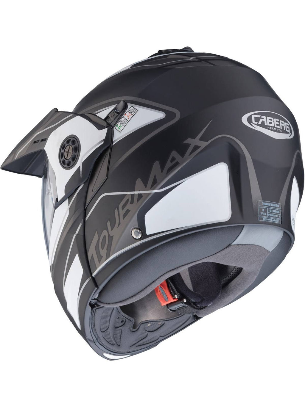 Black Tourmax Motorcycle Helmet M513