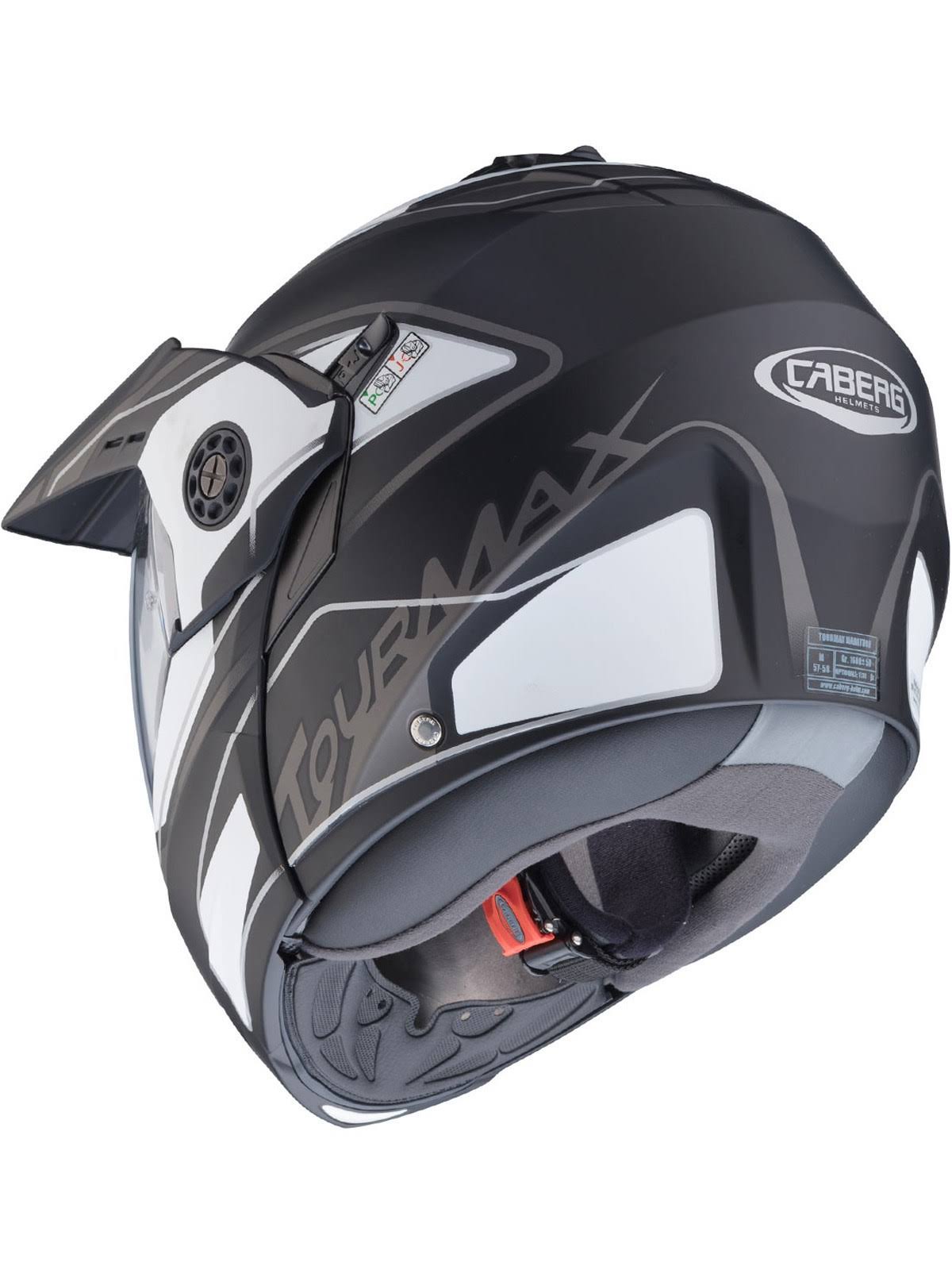 Black Tourmax Motorcycle Helmet M513
