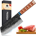 Damascus Nakiri knife 7 inch J549566