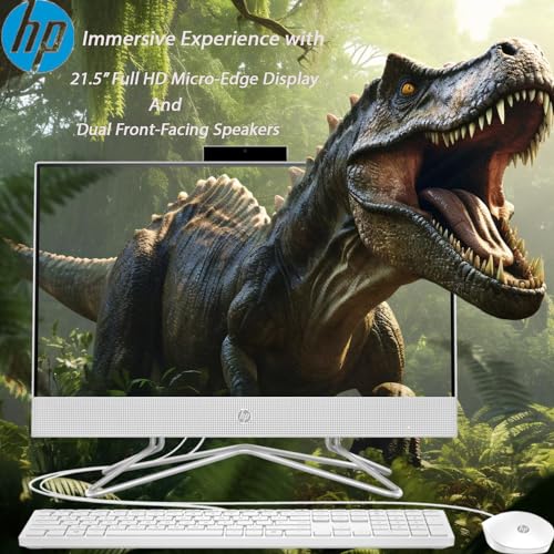 21.5" FHD Display All-in-One Desktop Computer with 32GB RAM 1TB Storage Wired Keyboard Mouse Webcam RJ-45 Intel Dual-Core Processor Windows 11 Pro W218263