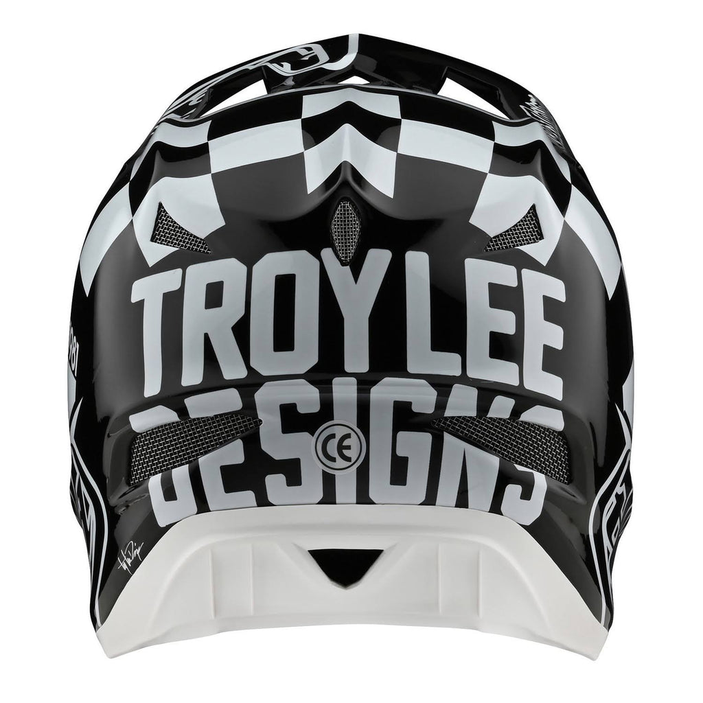 White-Black D3 Fiberlite Helmet - XL P71331