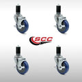 4 inch Swivel Stem Caster Set with Brake G752