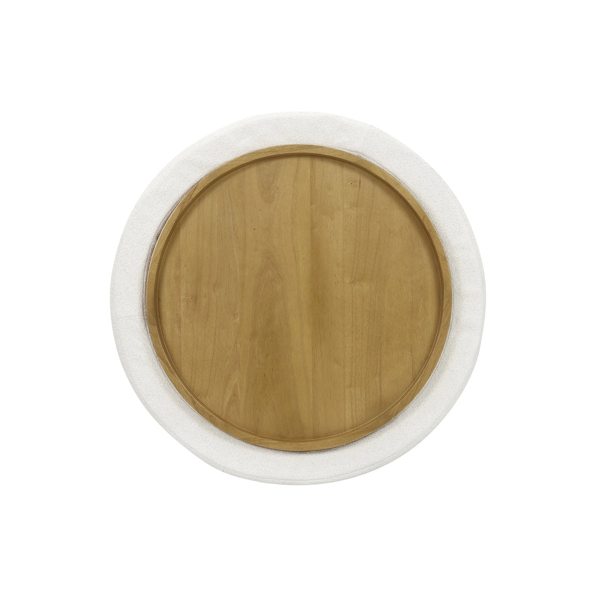Cream Coffee Table with Storage U613455