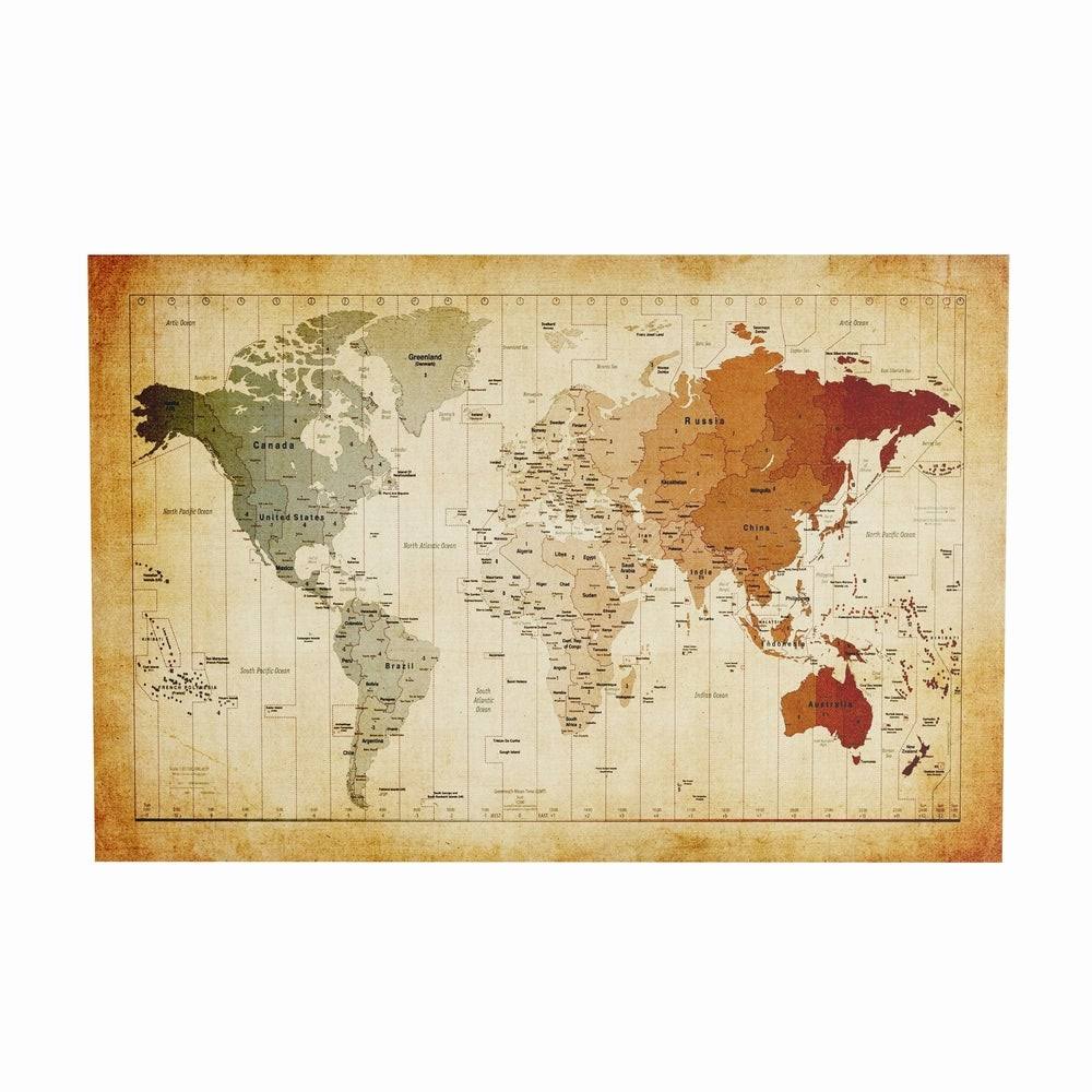 Map Canvas Art - 35 x 47 U79659