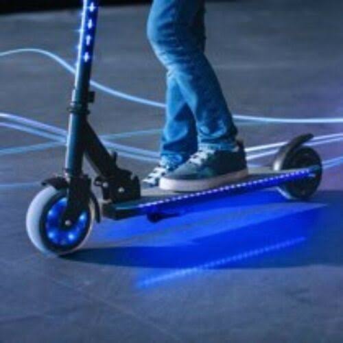 Kids Electric Scooter with Throttle, LED Lights X9113