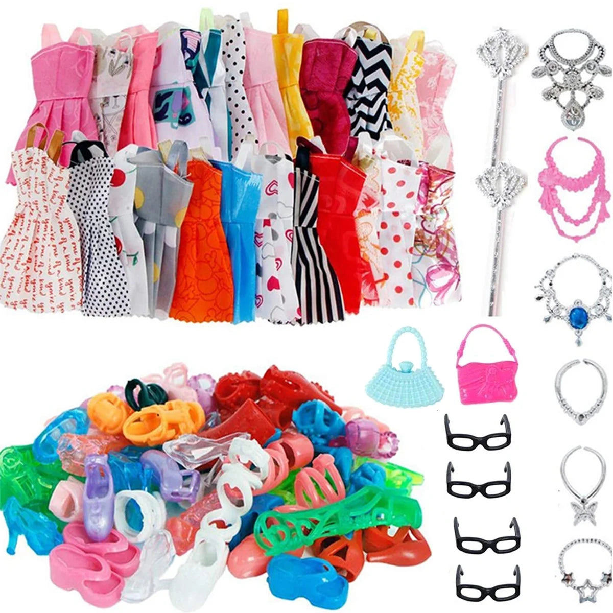 32 Item/Set Doll Accessories Clothes I47310