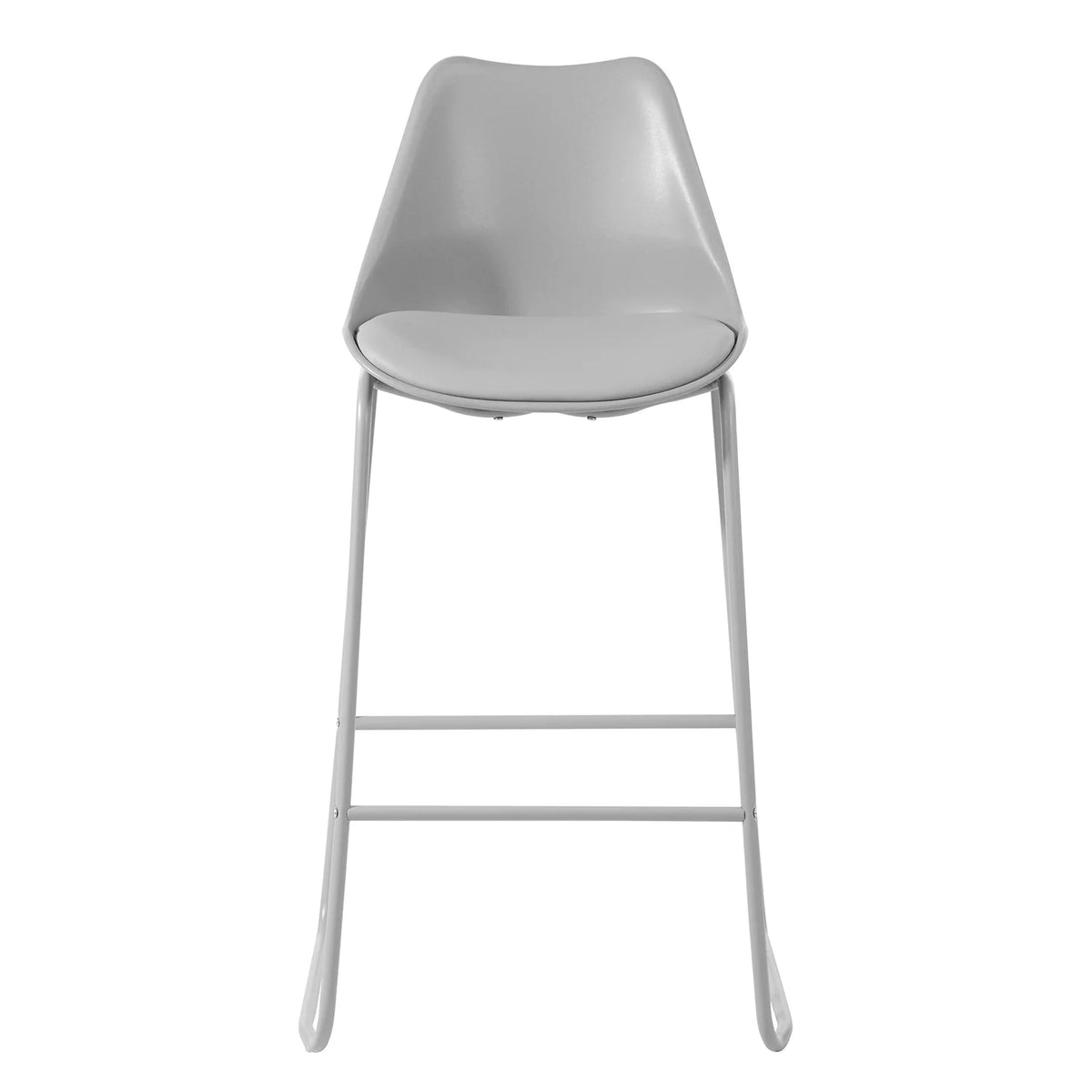 28" PU Leather Bar Stool Set of 2 with Backs S80639