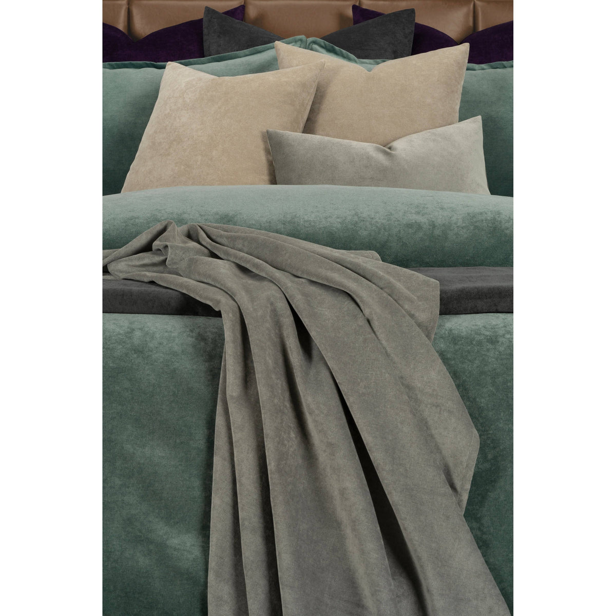 Twin 4 Piece Duvet Cover and Insert Set Sea Blue G8855