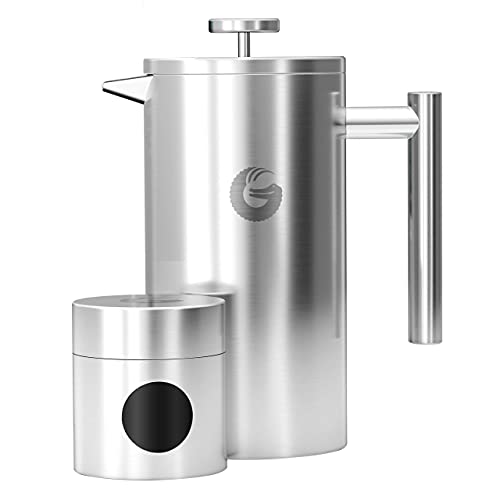 34oz Double Insulated Stainless Steel French Press E135