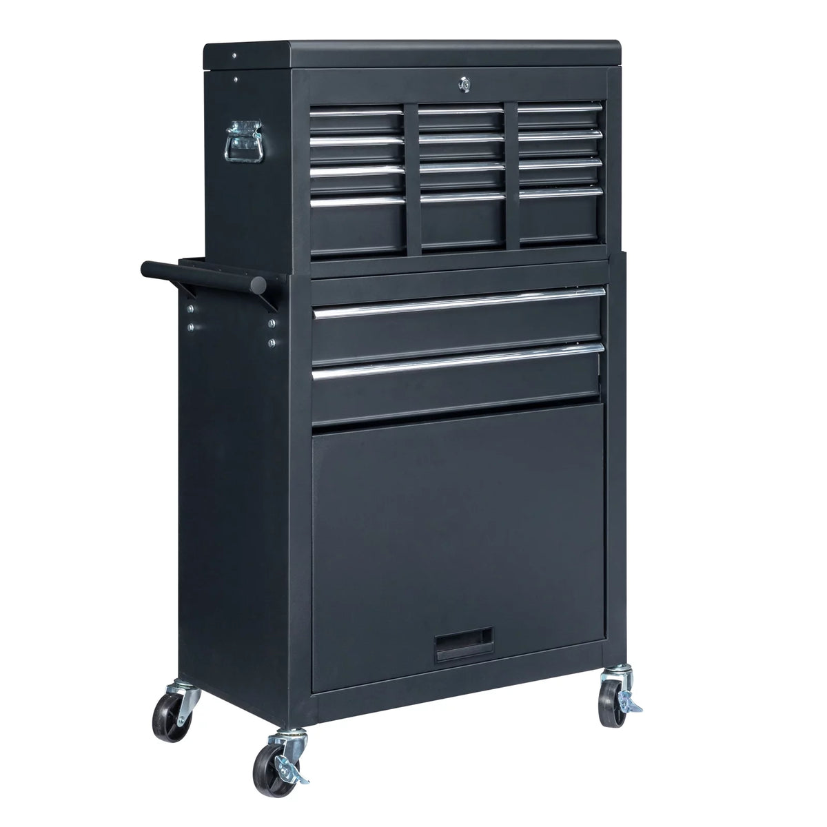 2 in 1 Rolling Tool Chest Storage Cabinet with 6 Drawers C1229