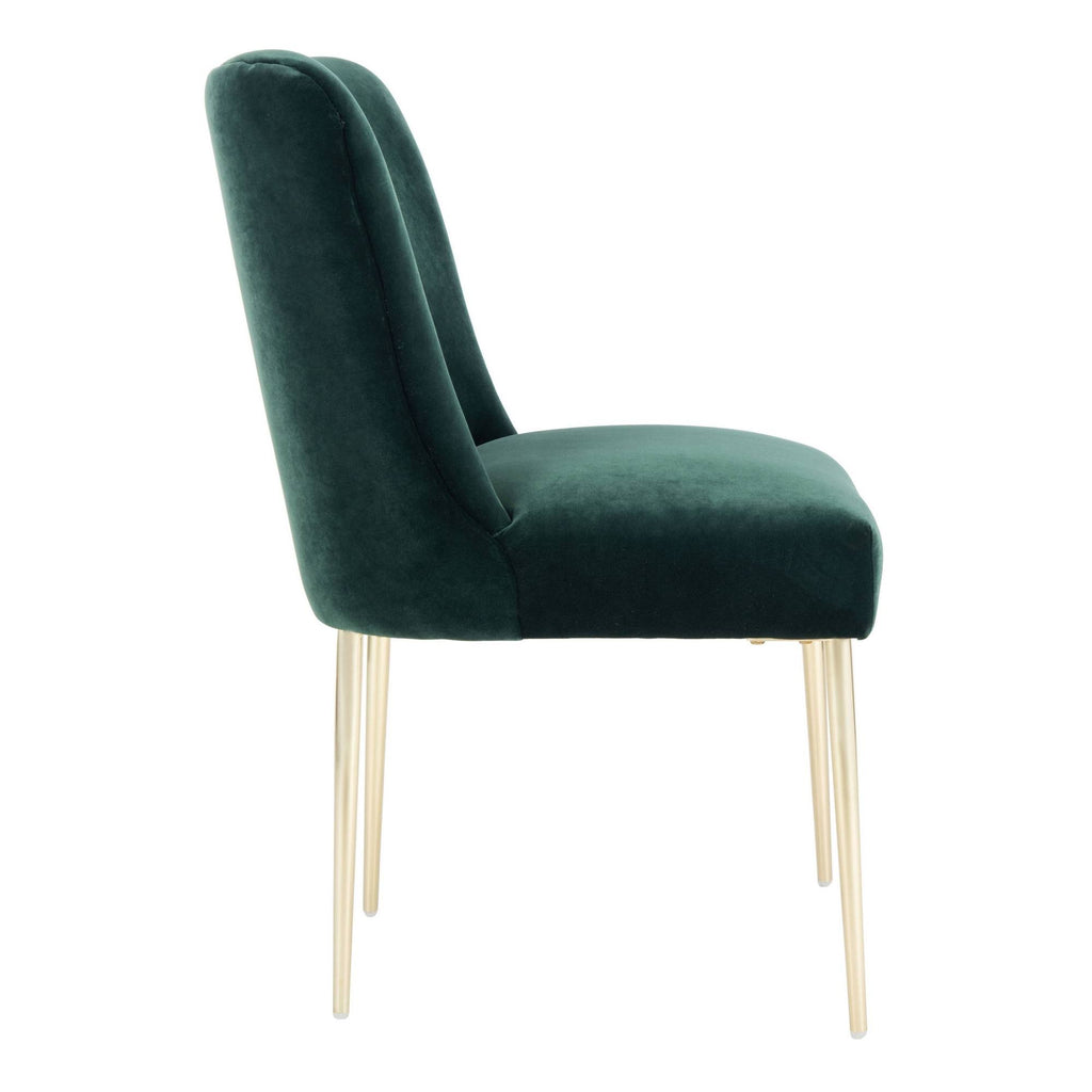 Hunter Green Velvet Dining Chair Z94661