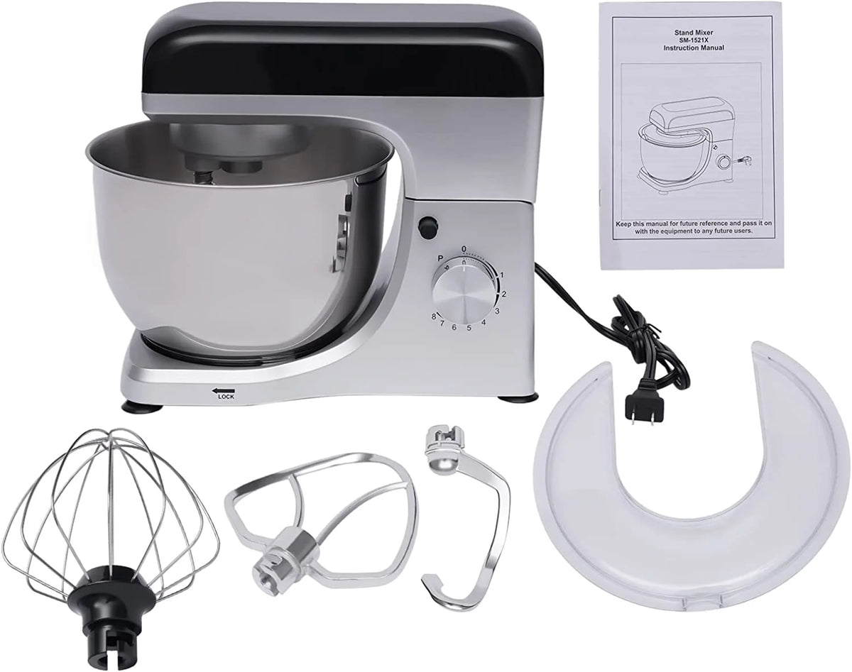 4.5L Commercial Food Dough Mixing Machine 1000W Tilt-Head J39521