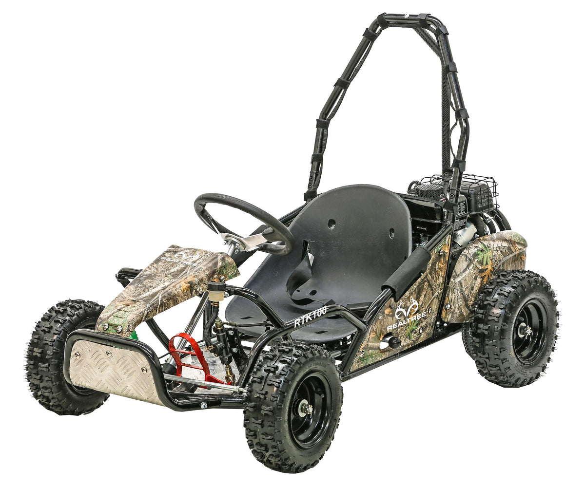 Gas Powered Camo Ride-On Go Kart W712