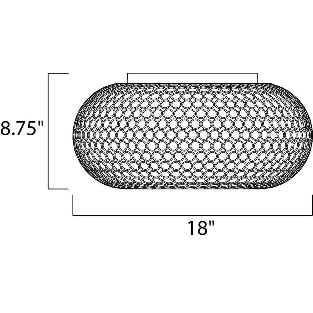 Bronze 6-Light Flush Mount N51109