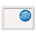 Framed Cork Board 32 inch x 24 inch White J314