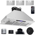 36 in. Stainless Steel Built-in Range Hood with Remote Control F514