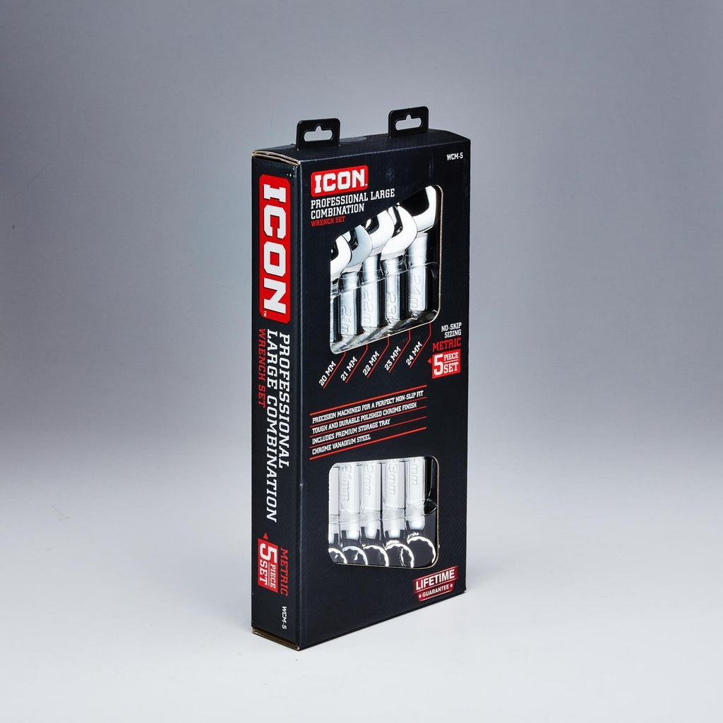 Metric Combination Wrench Set, 5 Piece I568114