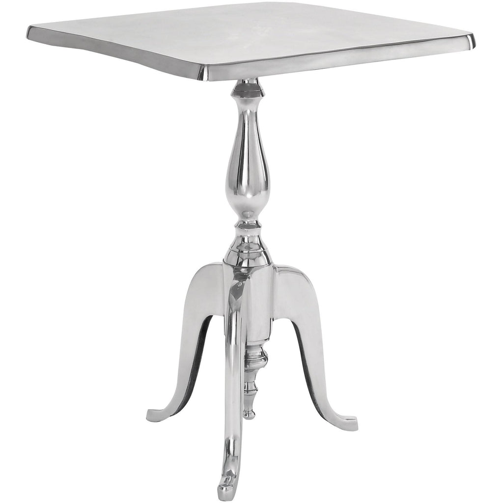 Polished Chrome Square Accent Table Z928809