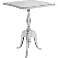 Polished Chrome Square Accent Table Z928809