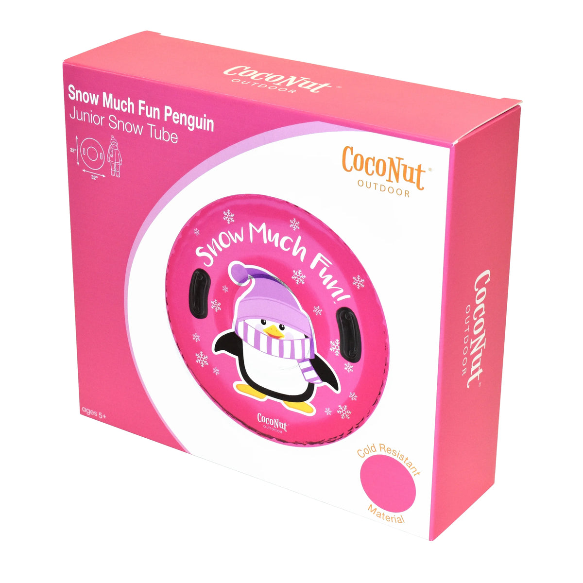 Inflatable Penguin Snow Ring Snow Sled Toboggan K561506